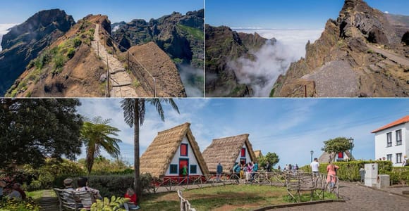 Madeira Funchal:Ost-Tour Pico Arieiro & Santana&Laurissilva