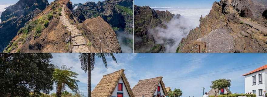 Madère Funchal : Tour de l'Est Pico Arieiro & Santana&Laurissilva
