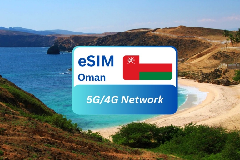 Salalah: Plan taryfowy Oman Premium eSIM dla podróżnych3 GB/15 dni