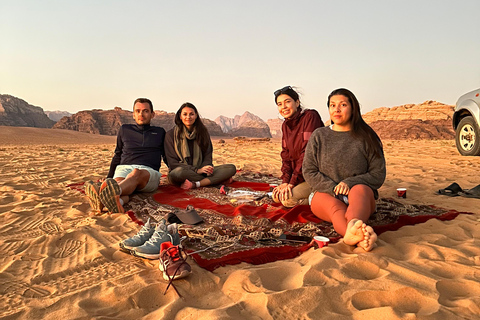 Wadi Rum Jeep Tour – Choose Duration, With or Without Stay Wadi Rum 4-Hour Desert Jeep Tour – Morning or Afternoon