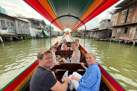 Bangkok: Crociera sul canale in barca a coda lunga