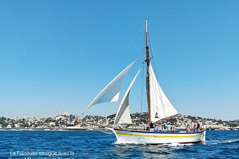Marsiglia: tramonto su un vecchio veliero, aperitivo con stuzzichini e vini