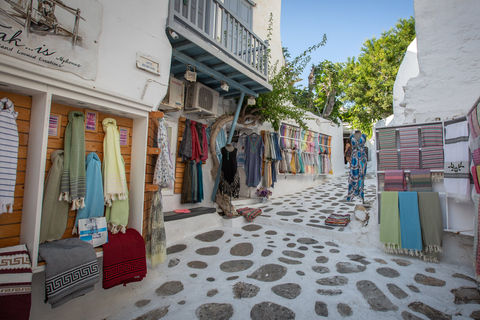 Mykonos: Mykonos stad Privat tur till fots