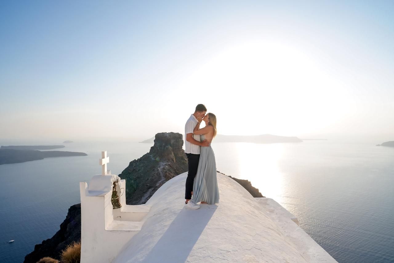 Fotoshooting auf Santorin: Imerovigli oder Fira