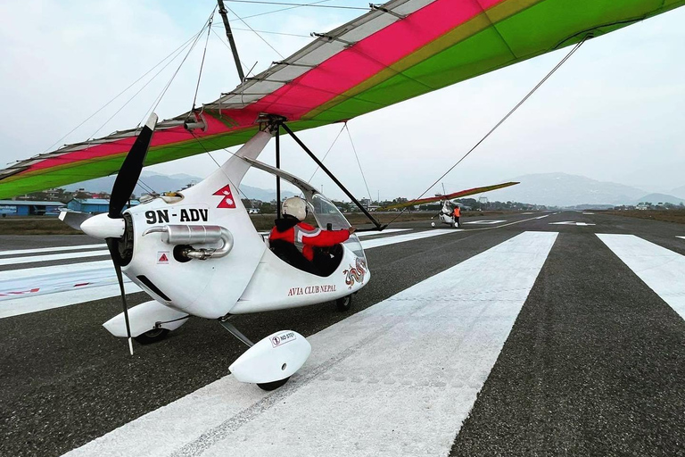 From Pokhara: Ultra Light Flying Over Himalayas