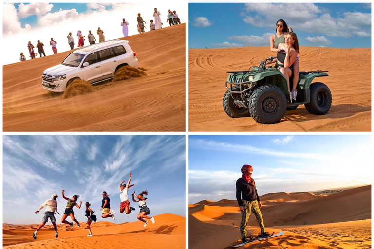 Doha: Wüstensafari, Quad, Kamelritt, SandboardingGruppentour mit kostenlosem Kamelreiten &amp; Hoteltransfer