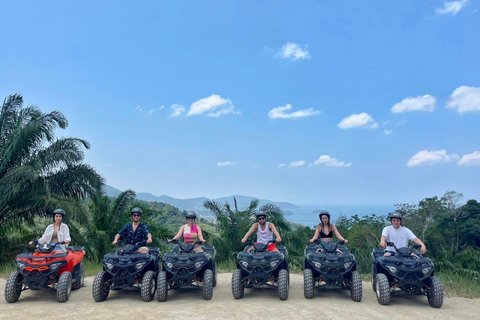 Depuis Phuket : Itinéraires panoramiques en quad avec vue sur Karon et Patong1 heure de route