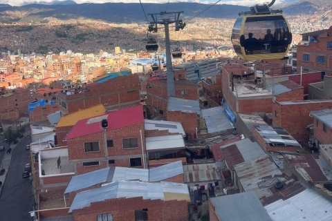 La Paz vanuit de hoogte: Wandeltour en Drie Telefericos.