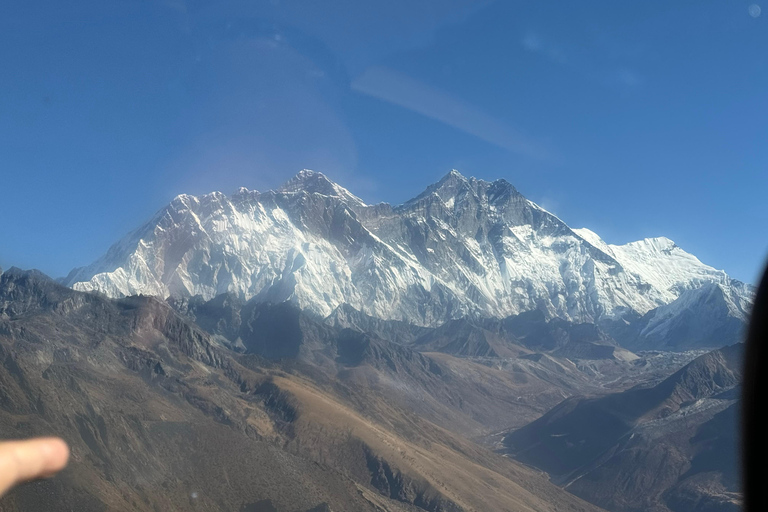 Landing at Everest Base Camp Kalapather and breakfast