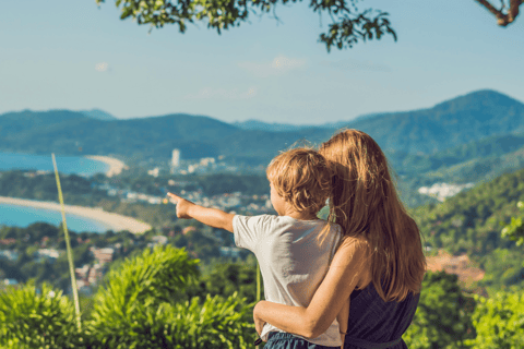 Excursão de meio dia ao miradouro de Phuket, ao Grande Buda e ao Wat Chalong