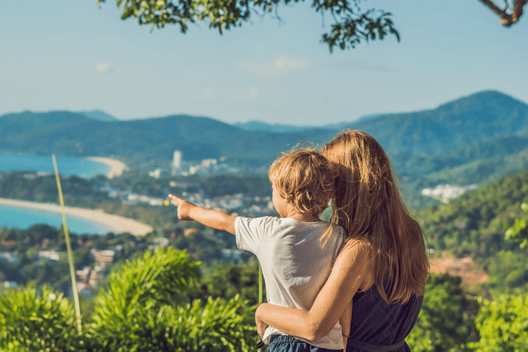 Halve dag Phuket Uitzichtpunt Grote Boeddha Wat Chalong Groep Tour