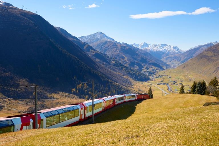 Glacier Express: Scenic routes between St. Moritz & Zermatt Single ticket from Zermatt to St. Moritz (2nd class)