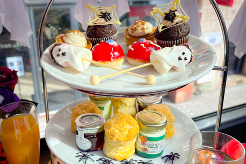 London: Halloween Afternoon Tea Bus Tour with Guide Upper Deck seating
