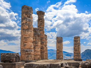 Visite privée de luxe : Delphes, Arachova et Hosios Loukas