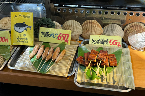 Osaka: Foodtour auf dem Kuromon Markt in 1 Stunde