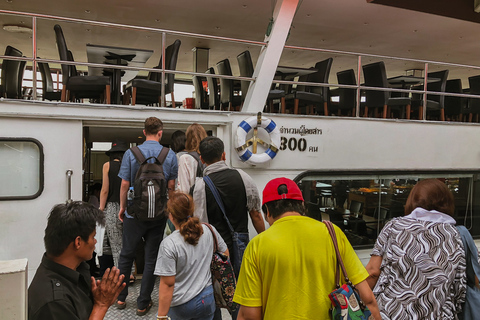 Vanuit Bangkok: dagtocht Ayutthaya per bus, met boottochtTour vanaf een ontmoetingspunt