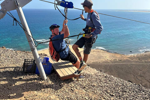 Zipline - Santa Maria, wyspa Sal, Wyspy Zielonego Przylądka