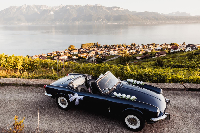 Lausanne: Rent a vintage car with a picnic included
