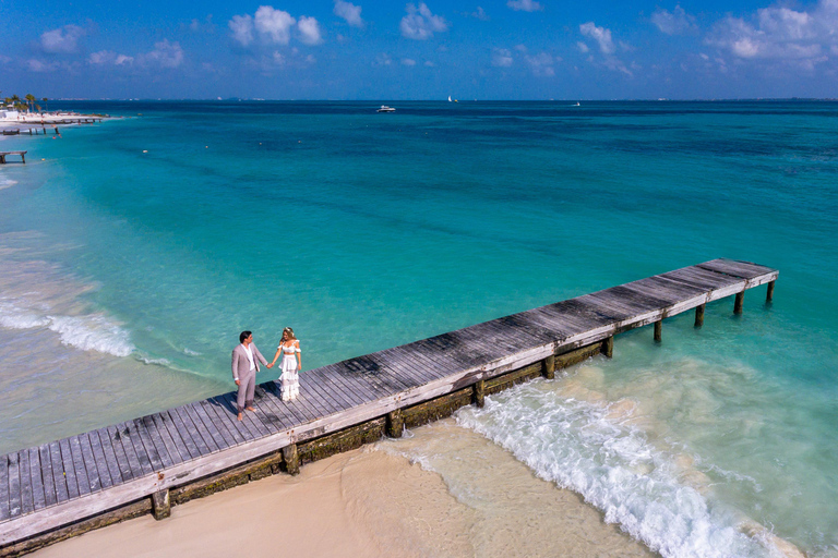 Cancun: Sessione fotografica privata e fotografia con drone