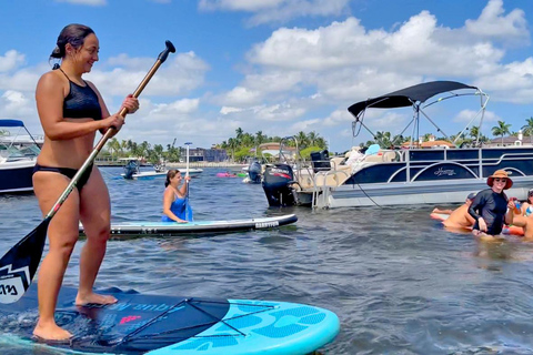 Croisière en bateau privé à Fort Lauderdale avec des jouets aquatiques, 4 heures