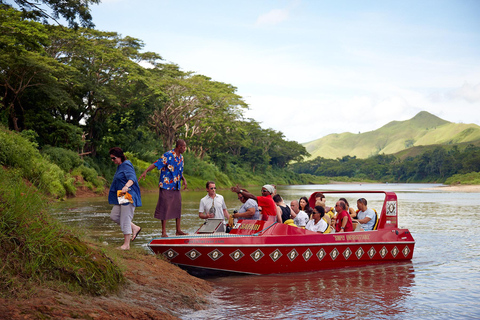 From Sigatoka: Sigatoka River Jet Boat Safari with Lunch Ex Fiji Marriott_ Natadola_ DoubleTree Resorts