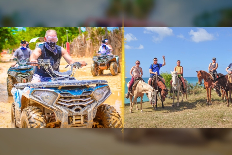 Punta Cana: ATV/Quad Tour and horseback riding Extreme half day on ATVs and horseback riding in Punta Cana