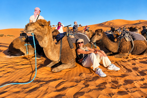 Agadir to Marrakech: 3-Day Merzouga Camel Ride & Luxury Camp Private luxury Sahara tour – exclusive experience