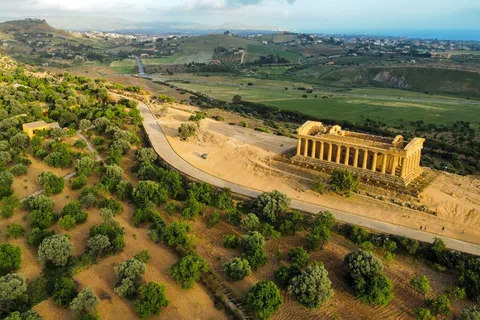 Da Palermo: tour guidato della Valle dei Templi con pranzo