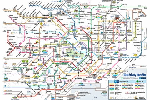 Tokyo : ticket de métro valable 24 heures, 48 heures ou 72 heuresLaissez-passer 24 heures
