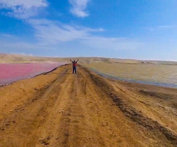 Desde Paracas: Tour Privado a la Laguna Rosada, Playa Roja y La Catedral