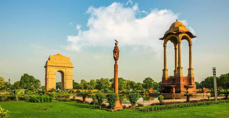 Gamla och nya Delhi Privat tur med bil
