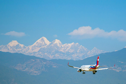 Kathmandu:1 uur Scenic Mountain Flight Tour (met transfer)Voor Indiase nationaliteiten