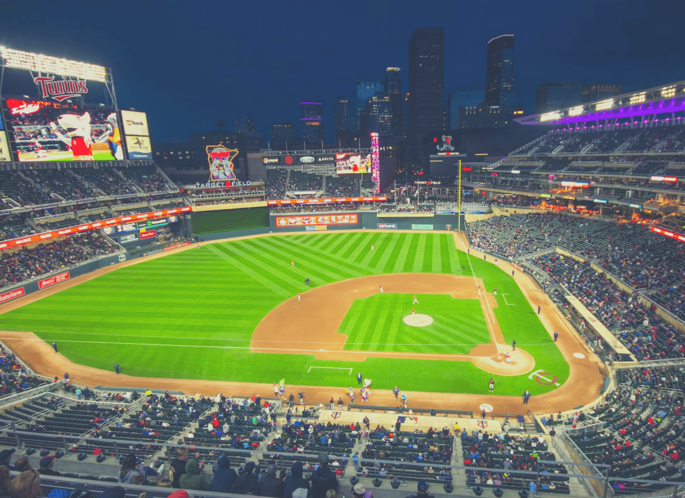 Minnesota Twins baseballkamp på Target Field