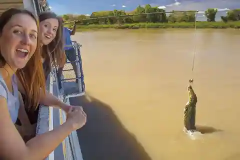 Darwin : Croisière d'une demi-journée sur la rivière Adélaïde pour découvrir les crocodiles.