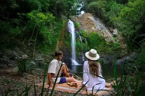 From Port Douglas: Daintree Sensations Food & Waterfall Tour