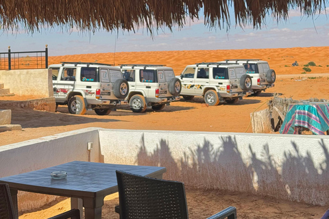 Djerba 2 Days: Ksar Hadada, Ksar Ghilane Dunes & Overnight Stay in Desert Camp Ksar Hadada, Ksar Ghilane, Dunes & Overnight at a Desert Camp, 4x4/Car