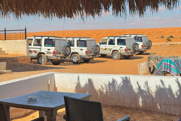 Djerba 2 Days: Ksar Hadada, Ksar Ghilane Dunes & Overnight Stay in Desert Camp Ksar Hadada, Ksar Ghilane, Dunes & Overnight at a Desert Camp, 4x4/Car