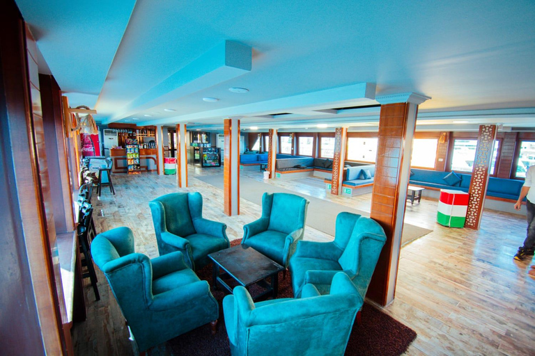 Hurghada: Luxury Catamaran Semi Submarine & Island & Sunset Luxury Catamaran Island With Private Transfer