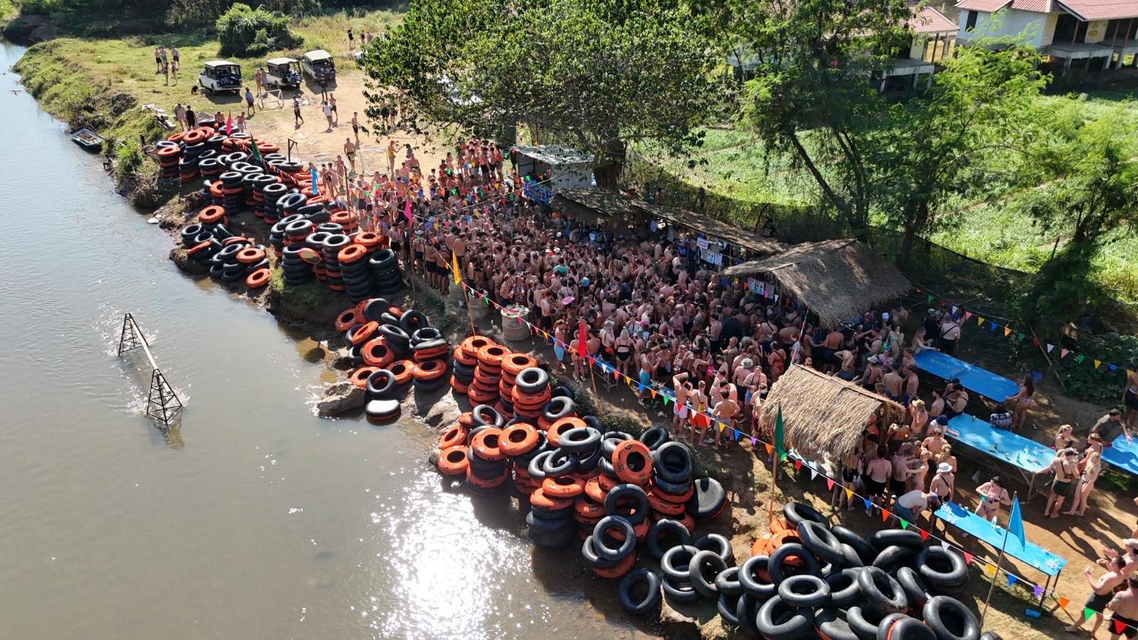 Pai: Dschungel-Tubing-Ausflug mit DJs & Schaumparty
