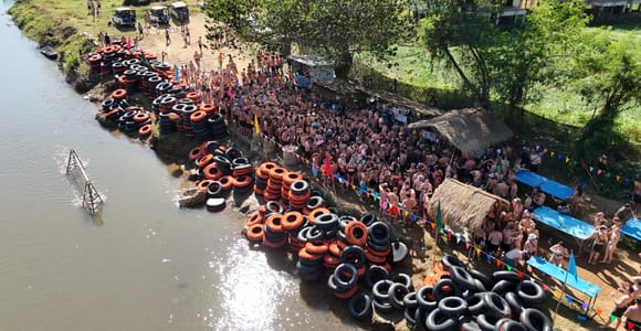 Pai: Jungle Tubing River Excursion with DJs & Foam Party