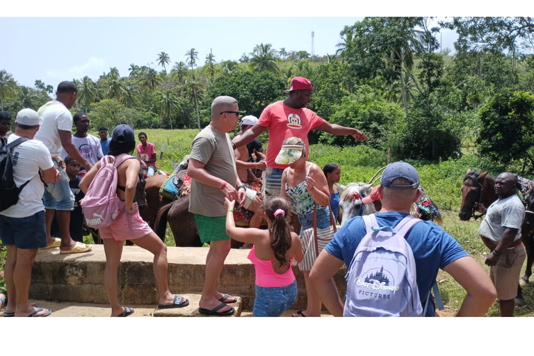 Punta Cana: Samaná Cayo Levantado & El Limón Waterfall Tour Samaná Meeting Point with Tour in Arabic