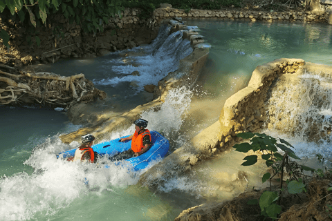 Chutes d&#039;eau de Kuang Si, Laos, Descente de rivière en rafting (billet unique)