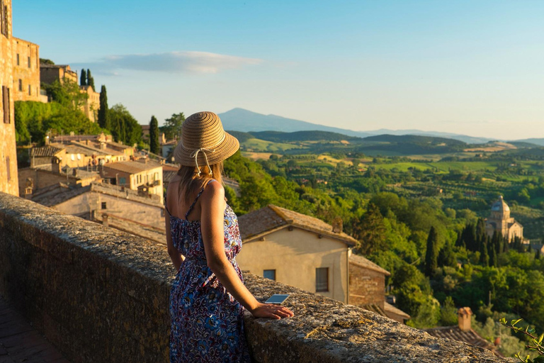 From Siena: Best of Tuscany Wines & Lunch in Montepulciano ENG/SPA/ITA Small Group Tour Option