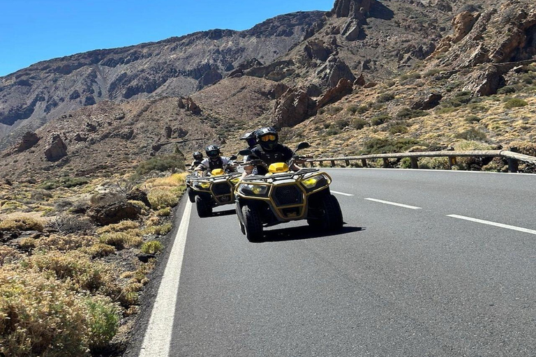 Tenerife: Quad ride to visit Teide National Park by day or at sunset