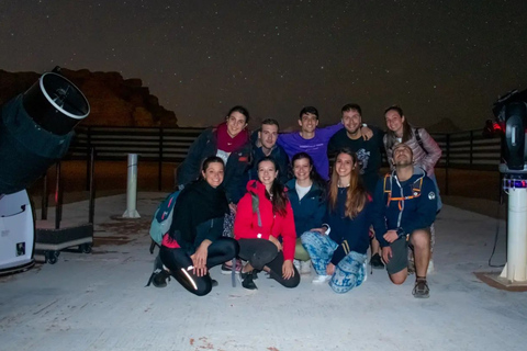 Wadi Rum: Sunset Jeep Tour with Rumsky Stargazing Activity