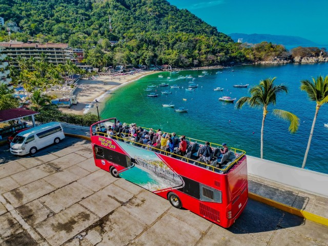 Visit Puerto Vallarta Hop-On-Hop-Off City Bus Tour in Bucerías, Nayarit, Mexico