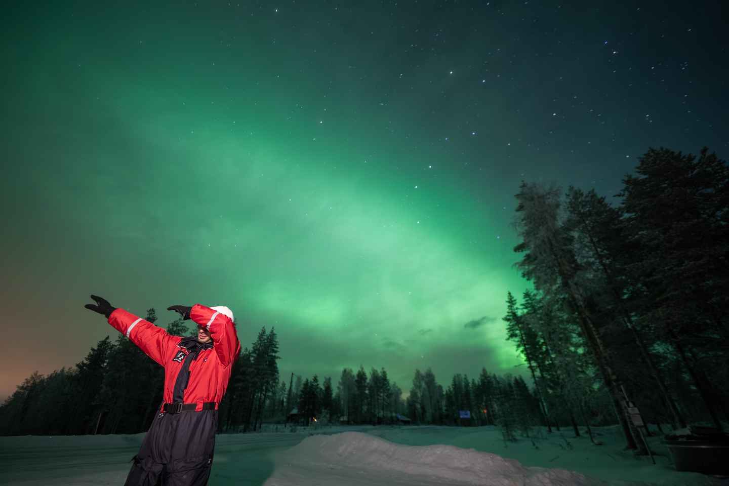Rovaniemi: Tour Fotografico Aurora Boreale e Grigliata