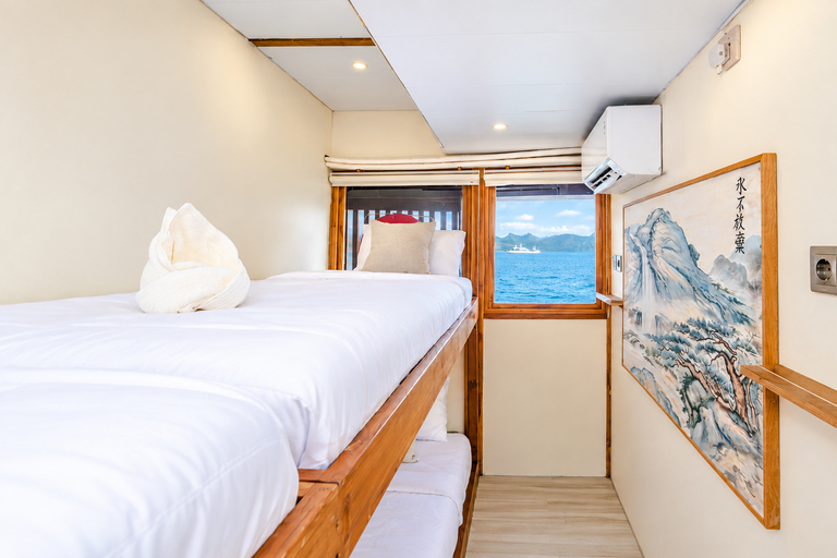 3D Komodo Sailing & Land Tour 12 Stops Single Bed & Hotel 3-Day Shared Cabin, Single Bed No Land Tour No Park Fee