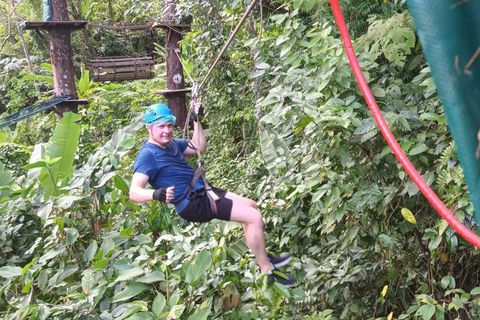 Phuket: Jungle Xtrem Avonturen en Zipline ParkAvontuur voor gevorderden met 45 platforms