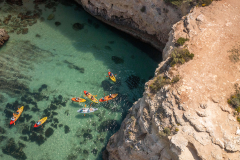 Albufeira Marina: Benagil Cave to Marinha Beach Kayak Tour